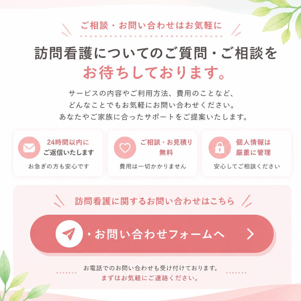 7. お問い合わせ、お待ちしております！