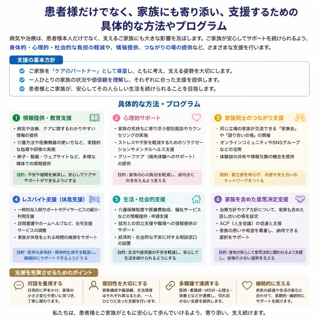 4. 家族のサポート体制