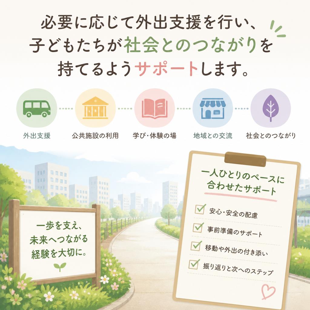 外出支援で社会参加を促進
