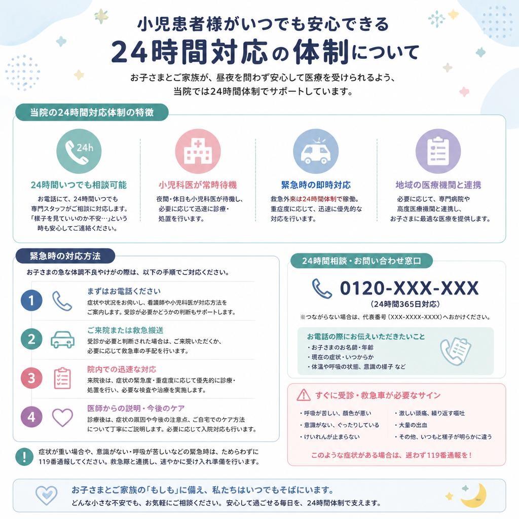 2. 24時間体制での安心サポート