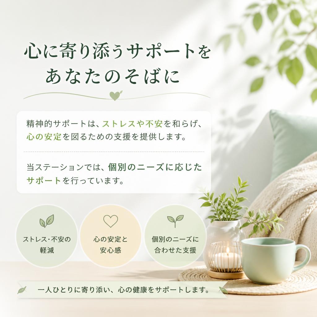 精神的サポートとは？